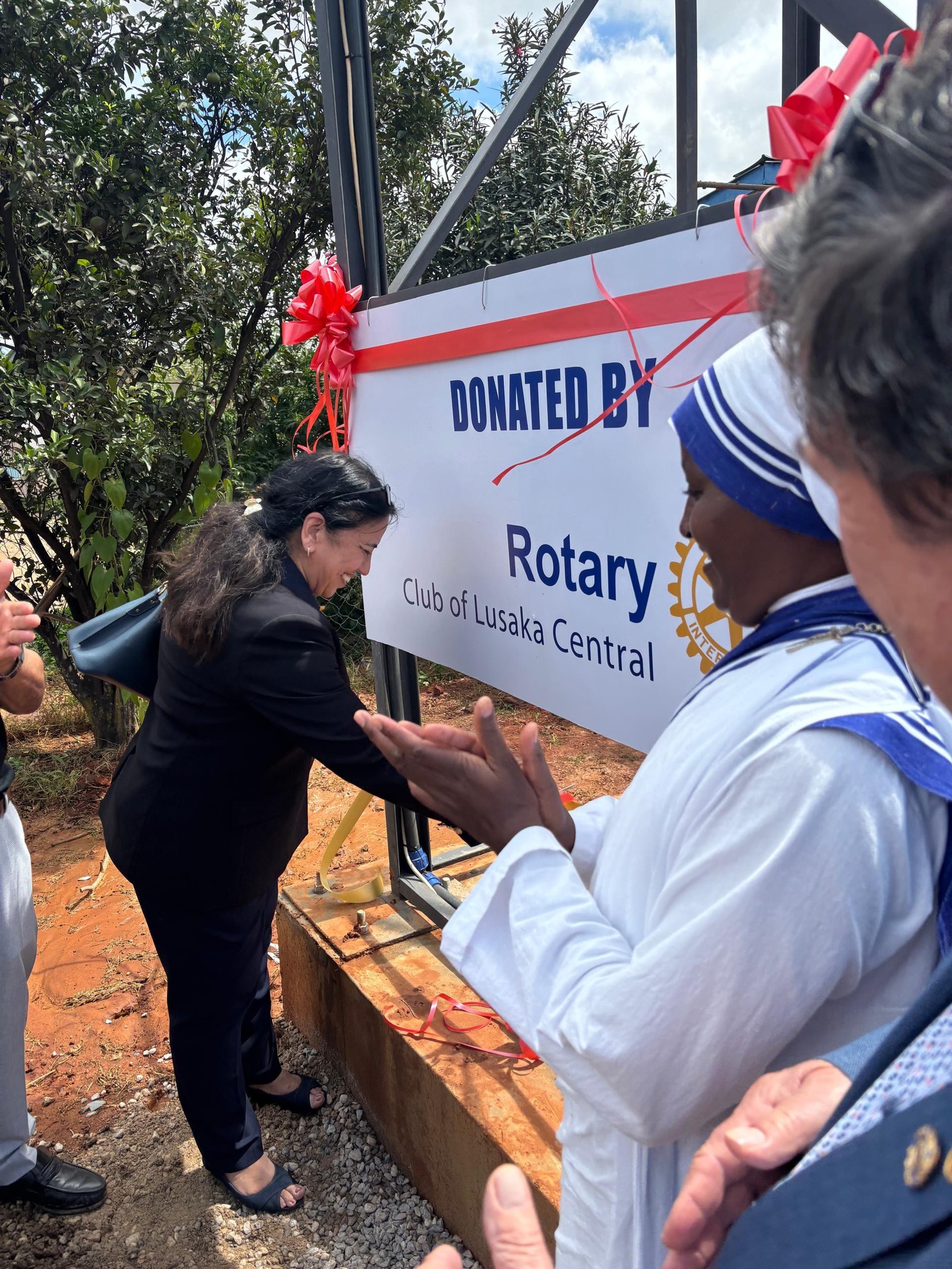 Image of Borehole handover project to Mother Teresa Missionaries of Charity