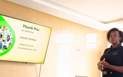 CEO of Zedkidprenuer presented about their project during our weekly meeting