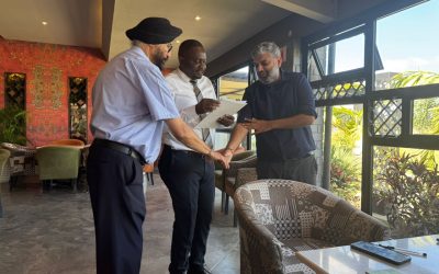Today RC of Lusaka Central inducted new member Prathik Pankaj by PE Funwell Malake.