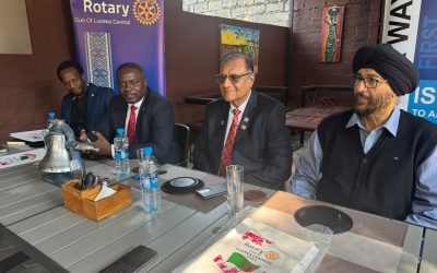 Today’s meeting is graced by PDG Ravi Devalia who is going to talk about membership. Also present is AG Fidelis.