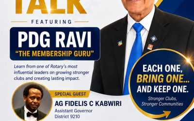 Meeting Notice and Membership talk with special Guest PRD RAVI to be Chaired by President Funwell Malake today 6th Aug 2026 at Leo’s Restaurant