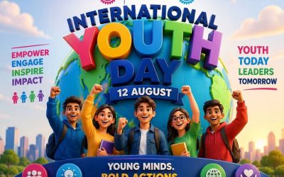 12 August International Youth Day Young Minds Bold Actions Brighter Future